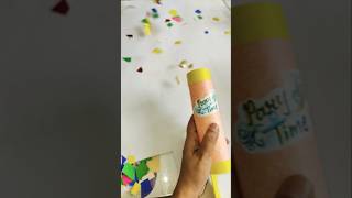 🎉🥰very Easy Party 🥳 Popper for Birthday party Time diy art youtubeshorts [upl. by Philps]