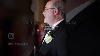 Sweetest Father of the Bride Speech 🥹 fatherofthebride weddingtoast [upl. by Nelrah]