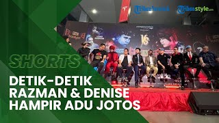 Detikdetik Razman Nasution dan Denise Chariesta Adu Jotos di Ring Merah Gladiator Boxing Show [upl. by Nwahsek275]