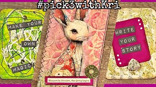 💗 pick3withKri days 1315 mixed media tag  ATC’s [upl. by Jabez]