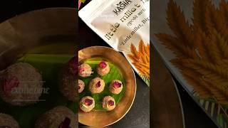 Navratri Special Part  5 Little Millet Recipe🥰 Kutki Laddu😋 exoticdine ytshorts littlemillet [upl. by Leschen]