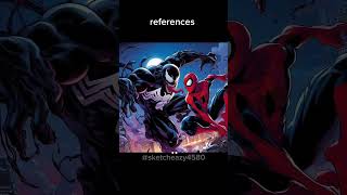 Venom the lethal protector venom2 venom3 movie marvel spiderman sketch drawing shorts fyp [upl. by Khajeh455]