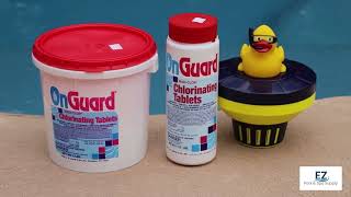 OnGuard 1quot Chlorinating Tablets for Pools amp Spas [upl. by Retsae486]