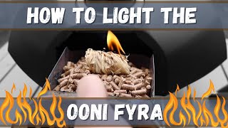 How To Light The Ooni Fyra Pizza Oven [upl. by O'Doneven]