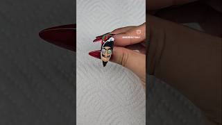 ❤️ Queen Grimhilde  Old Evil Queen nailart nails disney art shorts snowwhite tutorial fyp [upl. by Rockafellow]