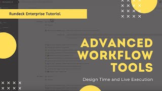 Rundeck Enterprise Tutorial Improve IT Operations with Rundeck’s Advanced Workflow Tools [upl. by Evreh245]