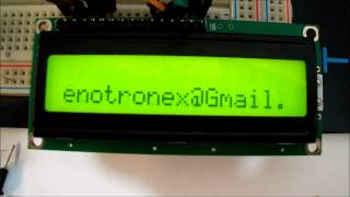 LCD1602 ANd arduino أردوينو و الشاشة الكريستالية 1602 [upl. by Nwotna]