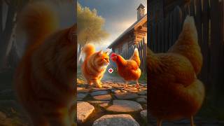 An Amazing Fusion of Cat and Chicken cats Fusion animalfusion hybrids shorts youtubeshorts [upl. by Stetson613]