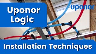 Uponor Logic Unit Piping Installation Techniques [upl. by Previdi]