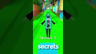 Hatsune Miku 💙 Walkspeed Music roblox robloxedit robloxshorts shorts minecraft [upl. by Uoliram]