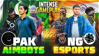 NGESPORTS🇮🇳 vs PAK AIMBOTS🇵🇰  SMOOTH 444 TUFAN FF NOTAXID 🤯 PAK VS IND NonstopGaming [upl. by Ebbarta]