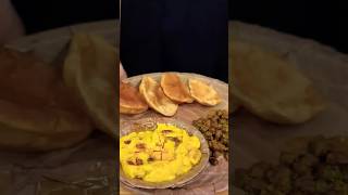 Navratri Special Halwa Puri ASMR Cooking  shorts food navratri [upl. by Alol]