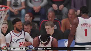 【2K25 NBA Full】Cleveland Cavaliers vs Los Angeles Clippers Current [upl. by Jade]