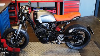 Cafe racer build YAMAHA XT 600E [upl. by Burt630]