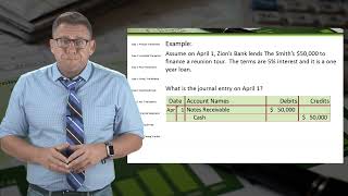 Adjusting Entry Example Accrued Revenue [upl. by Jodee400]