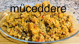 Müceddere Pilavı  Mercimekli Bulgur Pilavı  Pilav Tarifleri [upl. by Airdua]