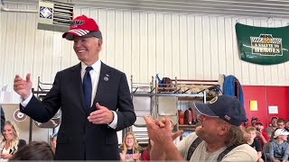 Youre an old fart Bidens wholesome exchange with Trump supporter in full [upl. by Swenson]