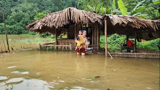 single mom  coping with typhoon yagy help from a kind woman  Ly tieu tieu [upl. by Ykceb853]