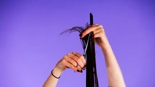 How to Layer Hair with Scissors  Hair Cutting [upl. by Arabeila]