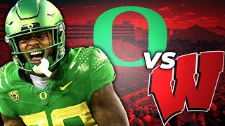 Oregon vs Wisconsin Preview and Prediction [upl. by Kciredec]