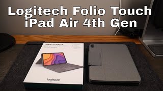 Logitech Keyboard Folio Touch For iPad Air 4th Gen [upl. by Ardien]