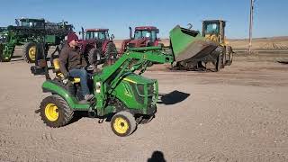 2011 John Deere 1026R Sub Compact Tractor  Diesel  For Sale  December 17th [upl. by Nevsa]