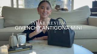 Givenchy Antigona Mini 3yr Review [upl. by Quiteria186]