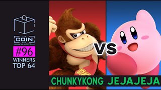 ChunkyKong Donkey Kong vs Jejajeja Kirby  Coinbox 96 Winners Top 64 Qualifier  20 Mar 24 [upl. by Xirdnek]