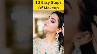 10 Steps of Makeup on Face for Beginners makeuplook easymakeuproutine [upl. by Vevina]