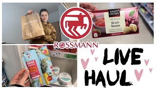 Rossmann Live Haul 🛍  VERLOSUNG Danke für ALLES 🌸  alinaBerry [upl. by Anitnamaid]