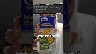 The internet says I shouldn’t try EXPIRED MAC amp CHEESE from 1988 youtubeshorts funny shorts food [upl. by Acirederf]