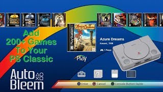 Playstation Classic 260 Game AddOn Pack  128gb [upl. by Yboc640]