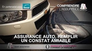 Assurance auto remplir un constat amiable [upl. by Redmund]