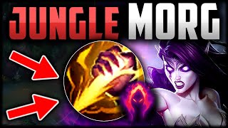 MORGANA JUNGLE STINGS NOW Buffed Dark Harvest How to Play Morgana Jungle amp Carry Season 14 [upl. by Anitsyrk]