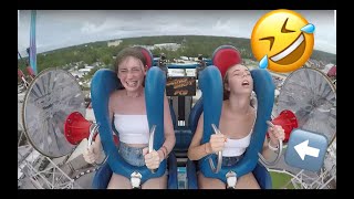 Best Passing out of all time 😂😂 2022 I Slingshot ride funny video compilation [upl. by Adda739]