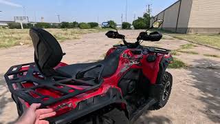 2024 Vitacci Loncin XWOLF 550L ATV Quad 4x4 Review and Test Drive [upl. by Irena]