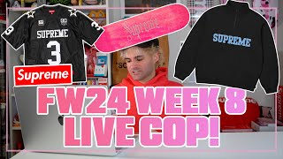 I Spent Over 3000 On This Drop  Supreme FW24 Week 8 Live Cop [upl. by Warwick]