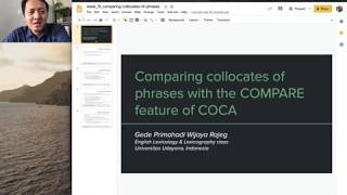 Corpus of Contemporary American English COCA  the Compare feature II [upl. by Aman]