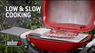 Low and slow cooking on your Weber Q Plus [upl. by Hagan]