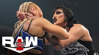 Rhea Ripley vs Ivy Nile — Women’s World Title Match Raw Day 1 highlights Jan 1 2024 [upl. by Ledarf]