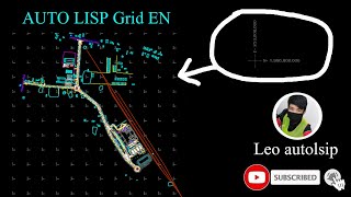 Autolisp for make Grid EN  Latitude and longitude [upl. by Lizzy]