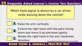 23  Learning License Test Questions and AnswersLLR TestLearn Traffic SignsRTO Exam  01 2023 [upl. by Aihsenal]