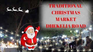 Traditional Christmas Market Dhekelia Road Larnaca Cyprus [upl. by Yasdnil]