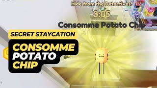 How to Get Consomme Potato Chip in Secret Staycation Roblox [upl. by Nylecsoj]