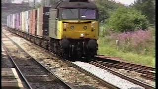 Railways British Railways at Acton Bridge Hartford Helsby 1997 [upl. by Nordgren239]