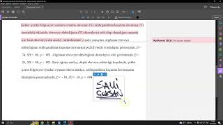 PDF Dosyasına İmza Nasıl Atılır [upl. by Jopa]
