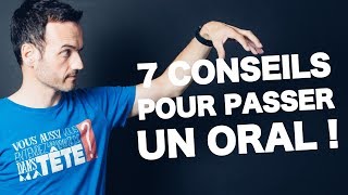 7 conseils importants pour réussir vos examens Oraux [upl. by Attelliw198]