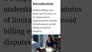 Introduction Medical Billing Time Limits by State Understanding the Statutes of Limitations [upl. by Ayidah]