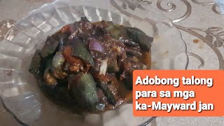 MINI VLOG ADOBONG TALONG ANG DAMING PINAGDAANAN BAGO SUMARAP NG Ganito [upl. by Vivia740]