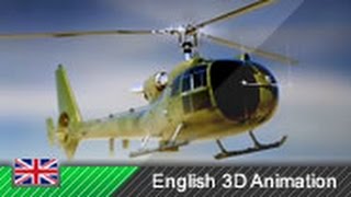 How Helicopters Fly  How the Swashplate Works How It Works [upl. by Dnumsed438]